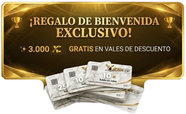 3000 xcoins de bienvenida